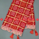Top 1 Exclusive traditional bandhej dupatta