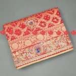 Ethnic Silk Odhna no.1 Handcrafted Radha Krishna Aara Tari work