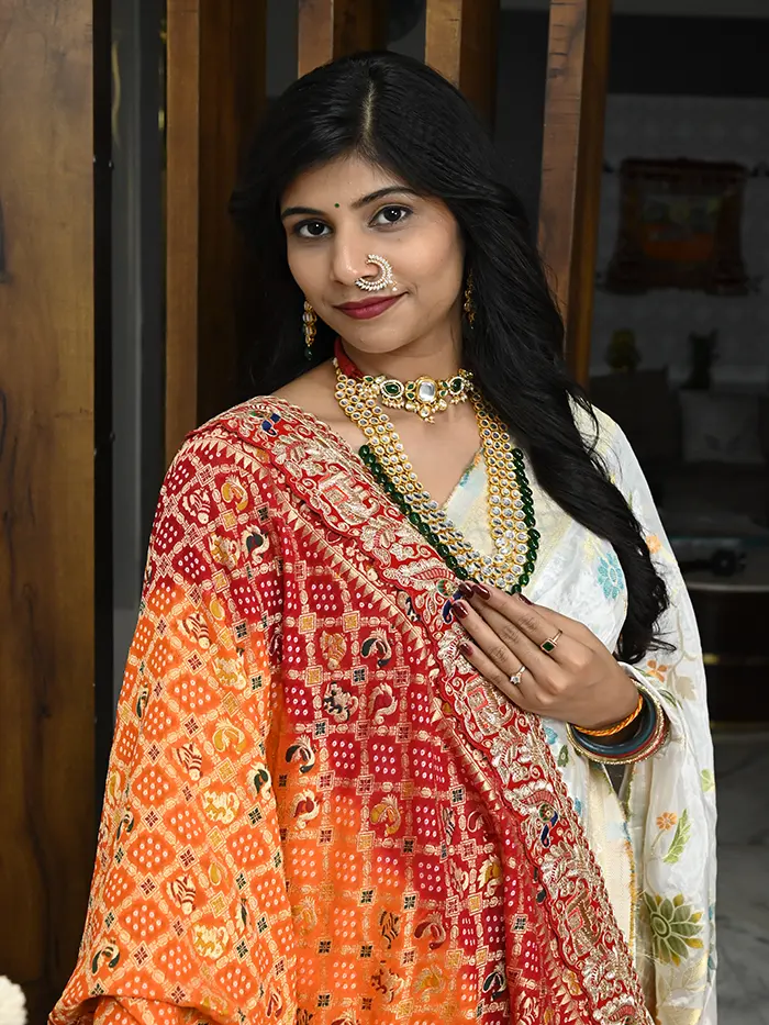 Exclusive Designer Khaddi Georgette Odhna For Events Look Traditional Look