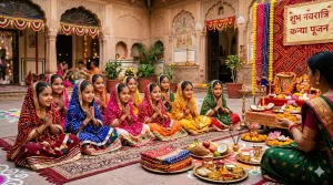 Navratri Kanya Pujan Chunri