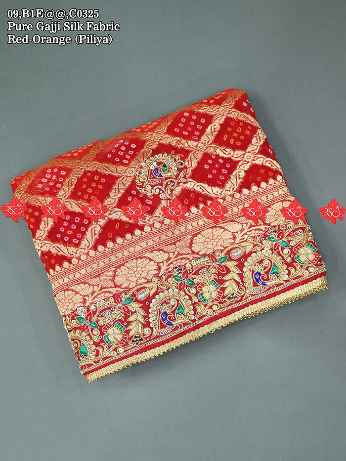 Maharani Style Heavy Work Silk Dupatta with Detailed Aara Tari No.1 Craft