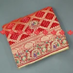 Maharani Style Heavy Work Silk Dupatta with Detailed Aara Tari No.1 Craft