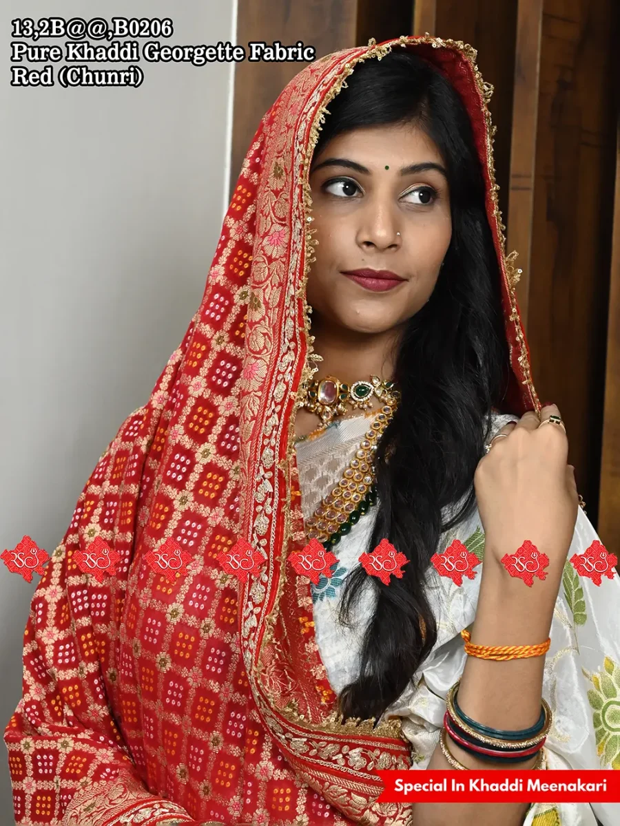 Exclusive Wedding Wear Handmade Meenakari Dupatta Online For Traditional Look