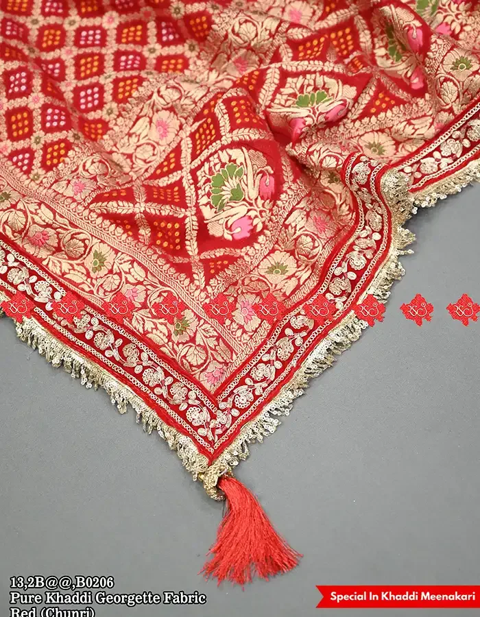 Exclusive Wedding Wear Handmade Meenakari Dupatta Online For Traditional Look