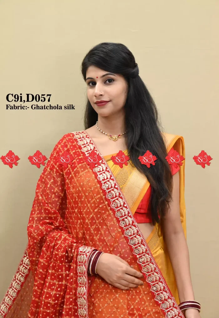 Ranisatiya Most Selling Red Colour Dupatta In Zari Weaving Fabric