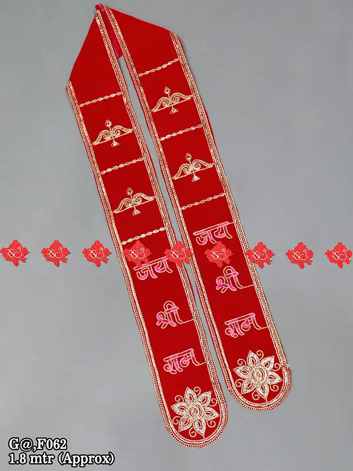 Shop Festive Traditional Welcome Dupatta for kirtan : 10 Pc. Set