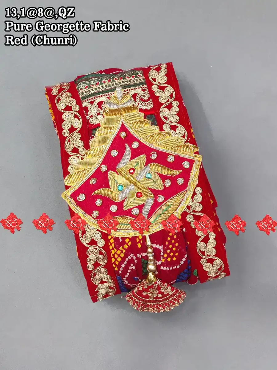 Exclusive Fancy Broach Dupatta By Ranisatiya Creation In Lightweight Pure Georgette Dupatta (1)
