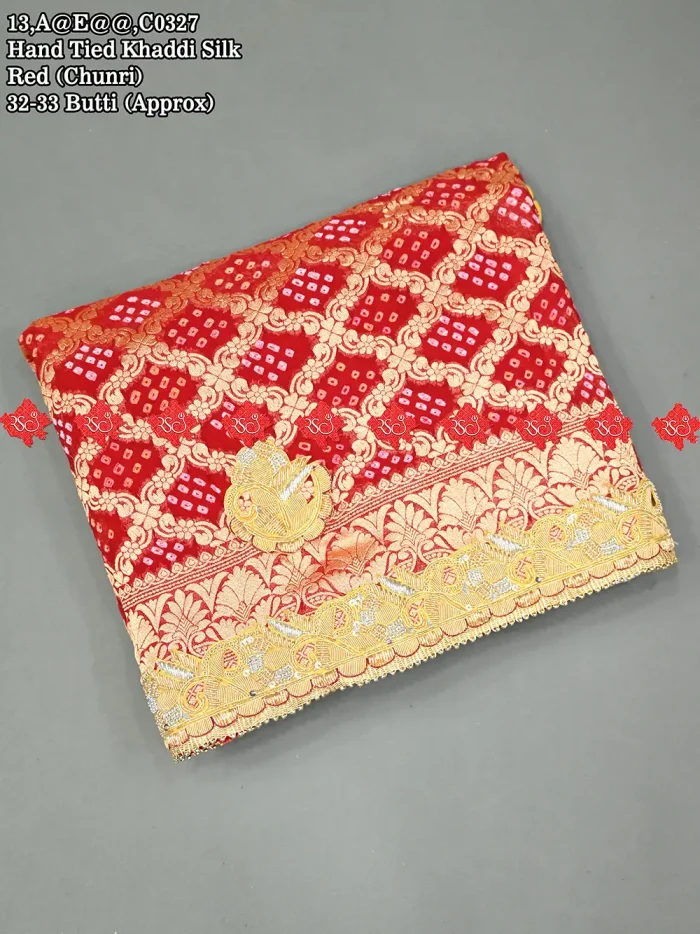 No.1 Ranisatiya Creation Dupatta Lightweight Luxury in Every Fold – Hand-Tied Khaddi Silk Dupatta