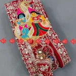 No. (1) Premium Viscose Odhna Graceful Dupatta with Designer Broach