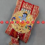 Traditional Ladoo Gopal Odhna Special Pure Georgette No. 1 Bandhej Odhna