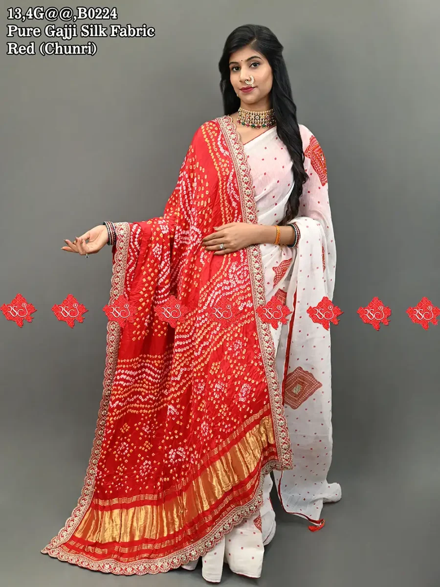 Exclusive No-1 Pure Gajji Silk Dupatta Drape Royalty with Ranisatiya Creation