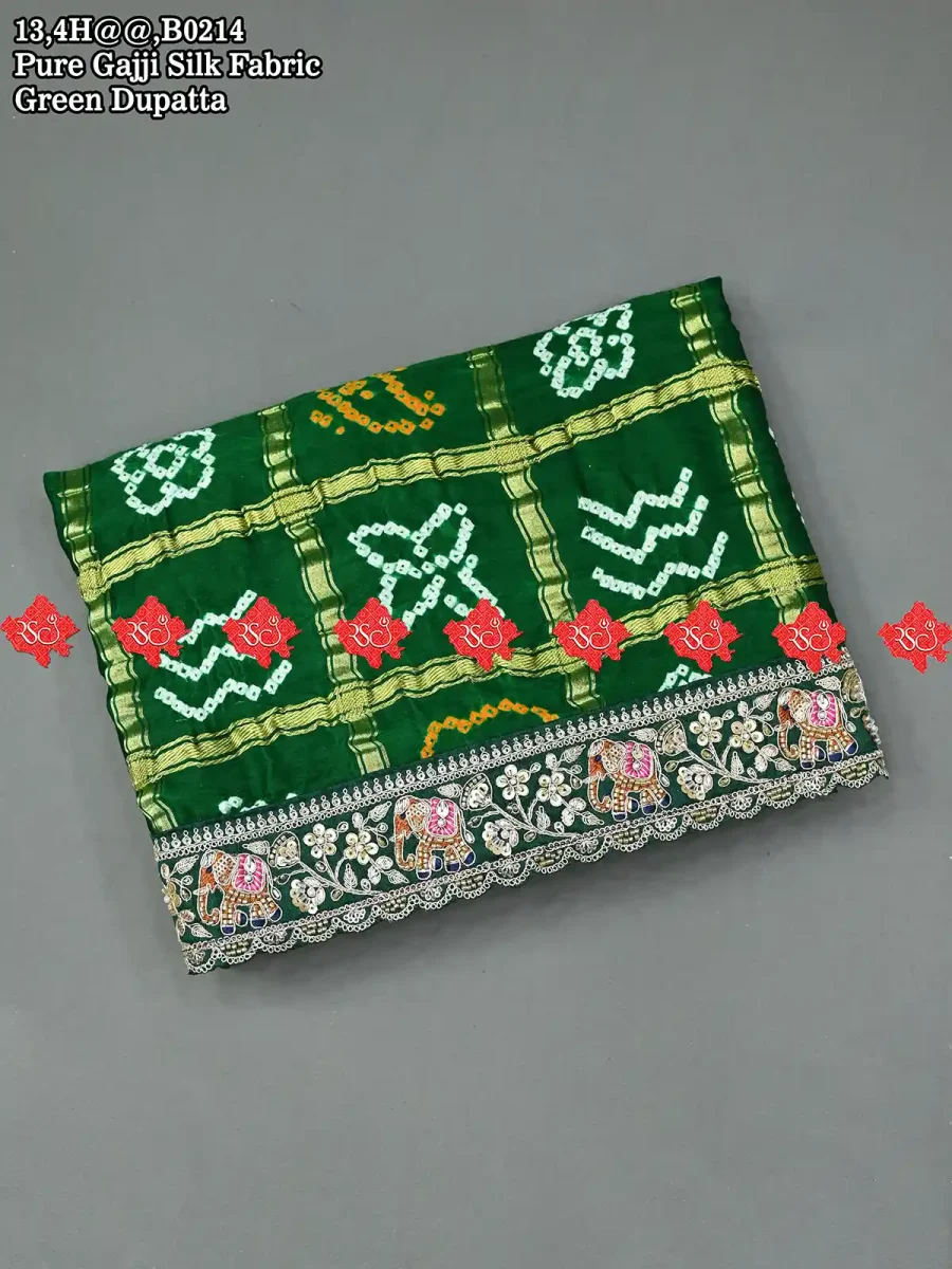 Bridal Gajji Silk Dupatta – Top 1 Exclusive Pick by Ranisatiya Creation