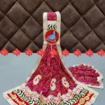 Exclusive Premium Marwari Chunri Heritage Rajasthani Bandhej Odhna Featuring Divine Laddu Gopal (1)