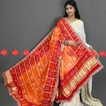 Traditional Silk Dupatta Wrap Yourself in Luxury with Soft Gajji Silk Dupatta
