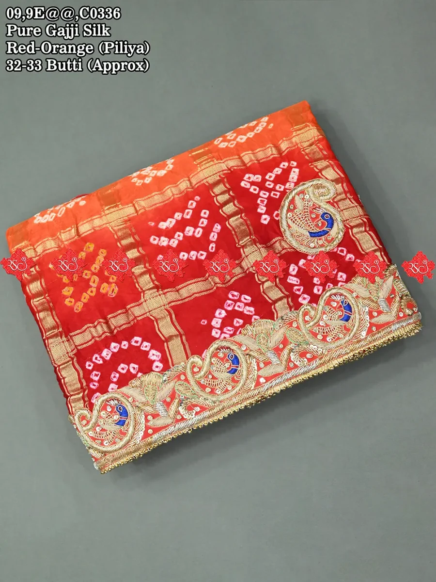 Ethnic Gaji Silk By Ranisatiya Creation with Intricate Zardozi Embroidery