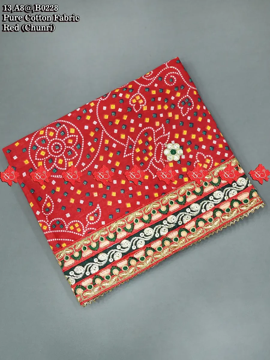 Printed Marwari Chunri Festive Fashion Made Easy with No. (1) Cotton Picks