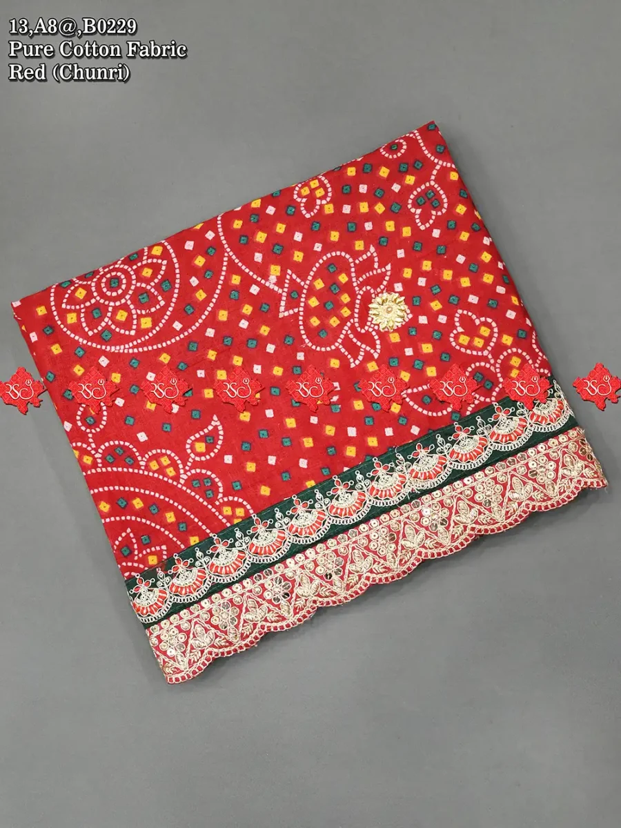 Soft Cotton Dupatta for Puja, Temple & Festive Wear