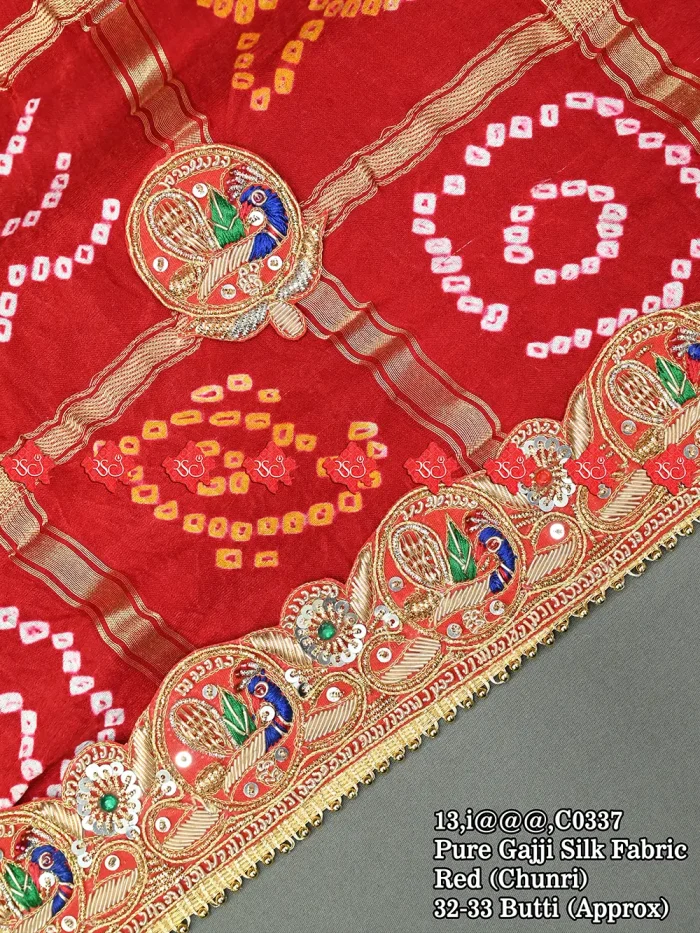 Elegant Gajji Silk Belbutti Odhna Collection By Ranisatiya Creation