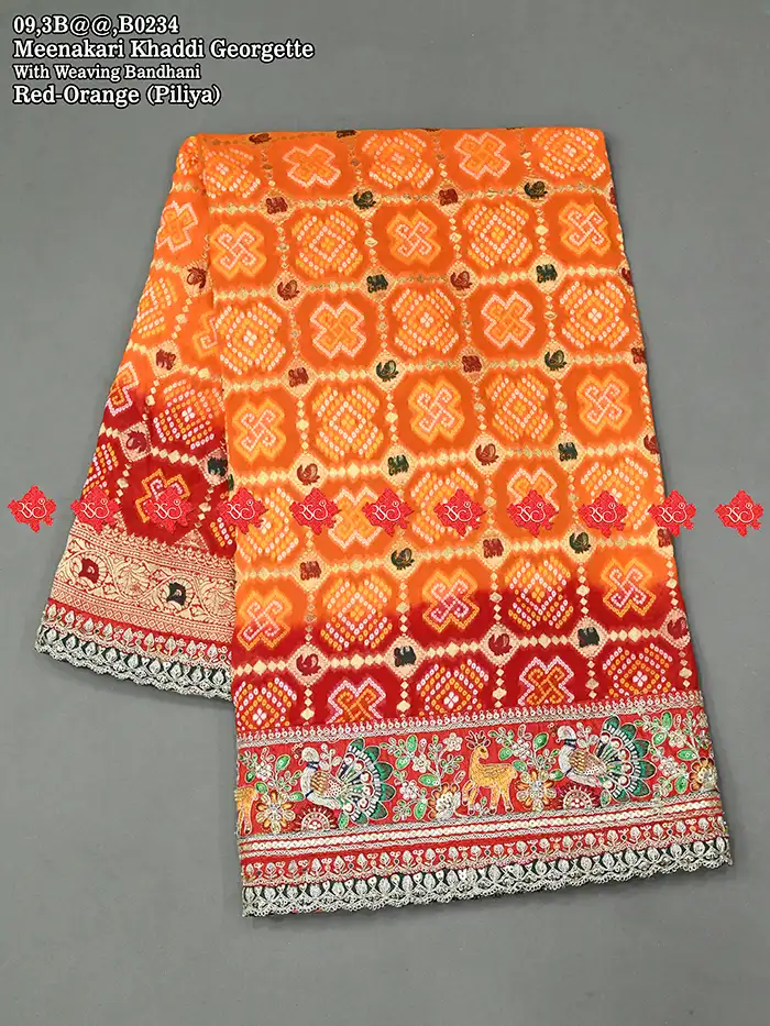 Ranisatiya Premium Bandhani Dupatta with Graceful Bandhani Weaving