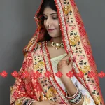 Heritage Inspired Ranisatiya Meenakari Collection With Detailing Weaving No.(1) Bandhani