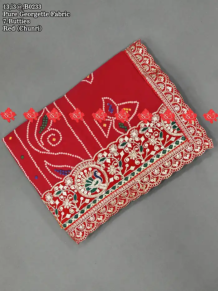 Rajasthani marwari open dupatta Chunri Stunning Traditional Elegance (1)