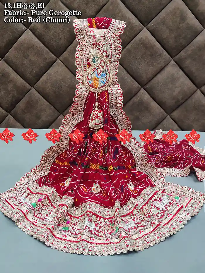 Designer Pure Georgette Odhna – Graceful Ethnic Wear for Every Occasion