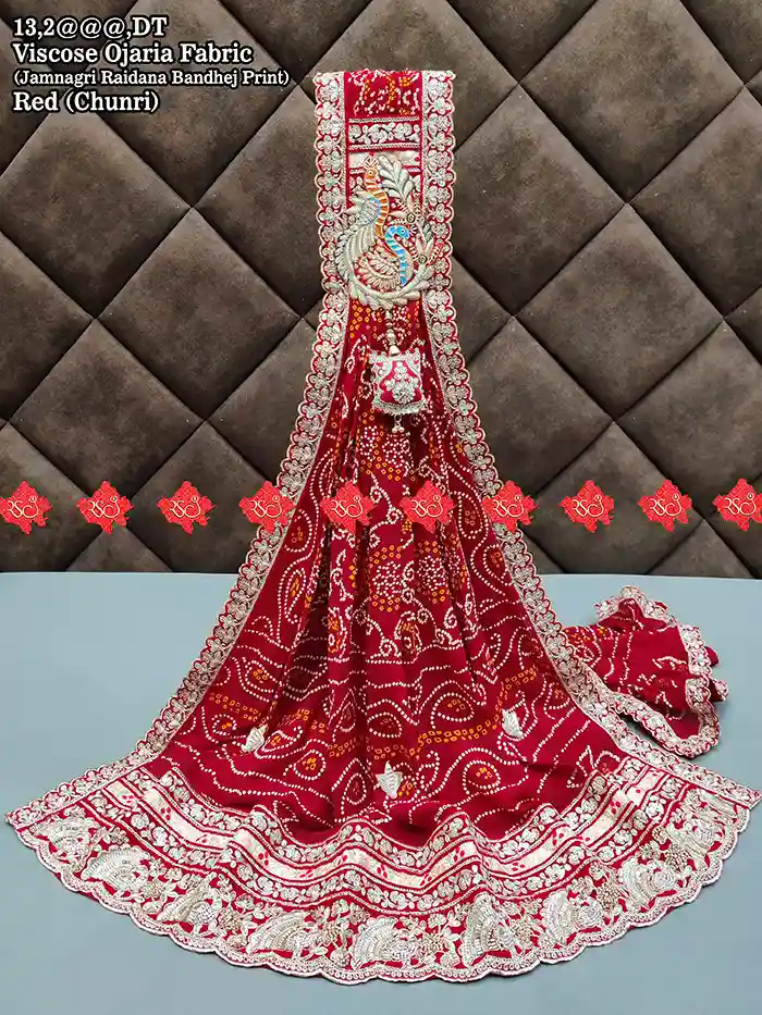 Premium Viscose Ojariya Odhna – Elegant Traditional Occasion Wear