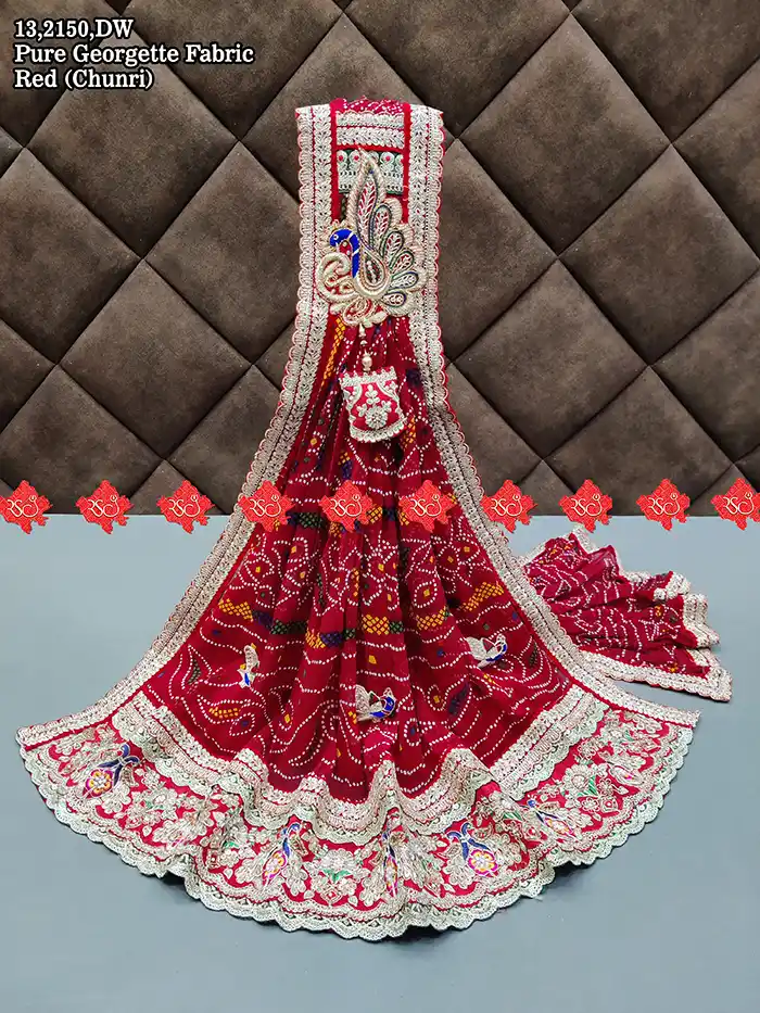 Trendy Pure Georgette Fabric Odhna