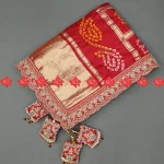 Luxury Modal Gajji Silk Classic Marwari Odhna Wedding Occasions