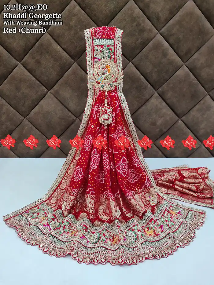 Elegant Khaddi Georgette Piliya with Designer Peacock Embroidery & Border