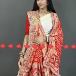 Exclusive Marwari Meenakari plated odhna Khaddi Georgette odhna