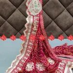 Exclusive Marwari Rennial Bandhej Chunri with Designer Patch Work