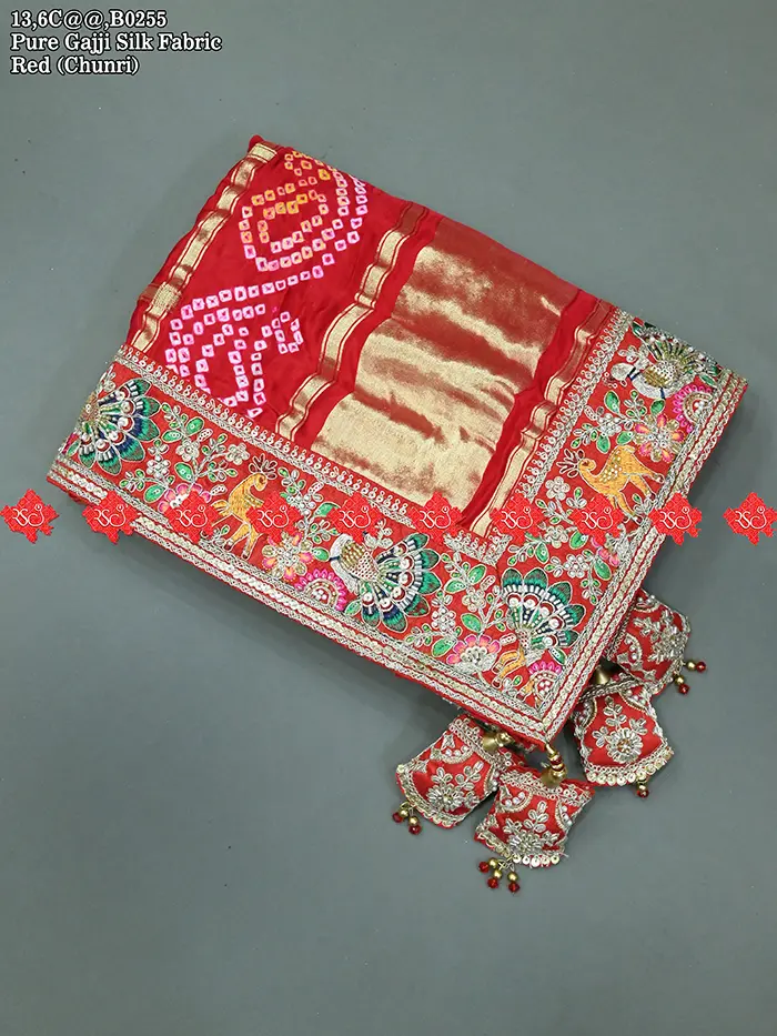 Timeless Gajji Silk Royal Ethnic Odhna for Festive Celebrations