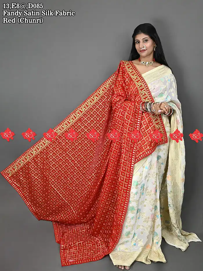 Exclusive Fandy Satin Silk Traditional Rajasthani Odhna
