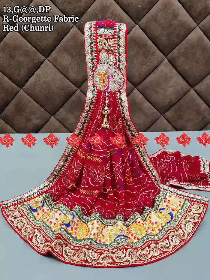 Premium Marwari Odhna in R-Georgette – Traditional Occasion Wear
