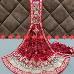 Fancy Broach Dupatta – Lightweight Pure Georgette Dupatta for Elegant Ethnic Wear