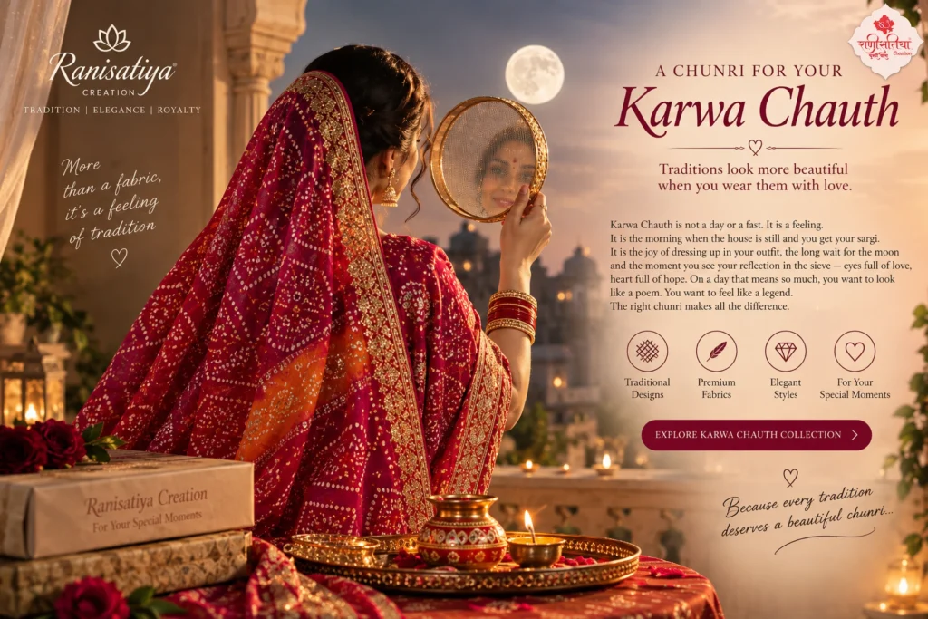 Exclusive karwa chauth पर कौन सी chunri पहनें