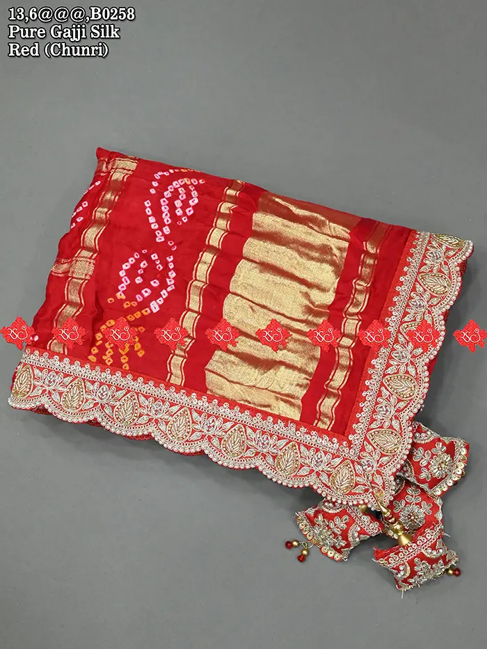 Royal Gajji Silk Heritage Rajasthani Odhna for Wedding Wear