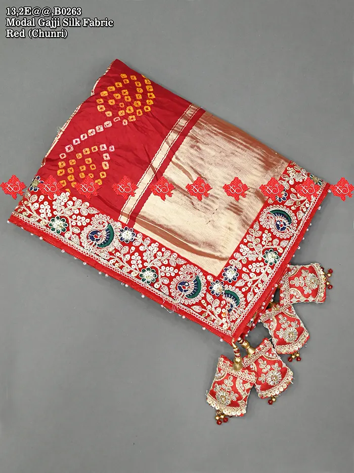 Modal Gajji Silk Odhna Traditional Odhna for Special Traditional Occasions